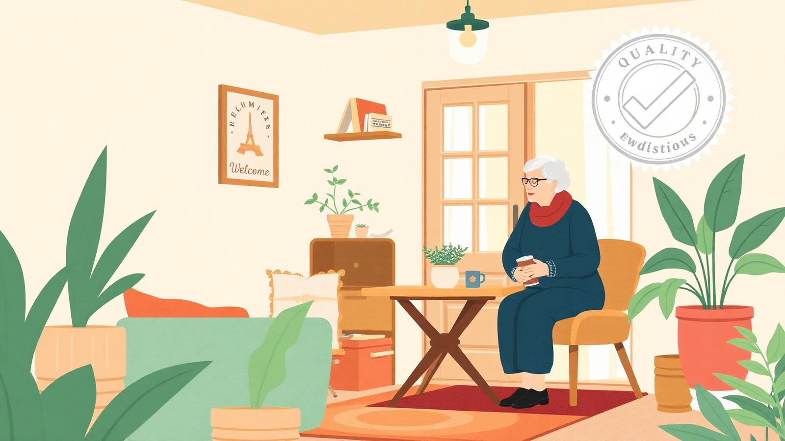 Label Famillys+ : famille d'accueil française certifiée pour son engagement qualité, éthique et responsable auprès des personnes âgées