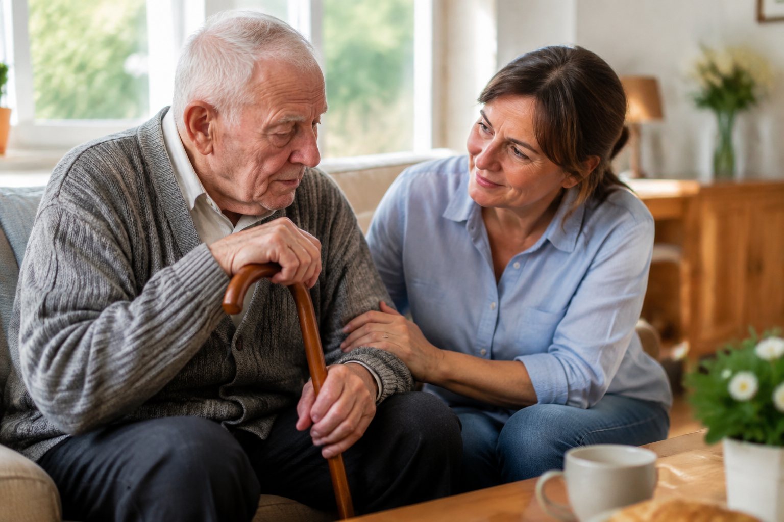 Parkinson en famille d’accueil pour personnes âgées